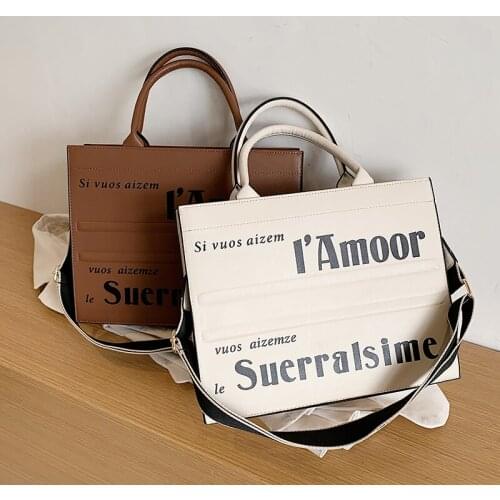 Design High-quality Large-capacity Handbags 2021 New Fashion Crossbody Bag Handbag Tote Bag, Shoulder Bag Width: 34cm