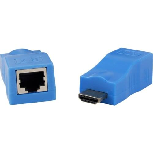 For HDMI compatible extender 1080P RJ45 port LAN network HD extension, extended by 30m through CAT5e/6 UTP LAN Ethernet cable