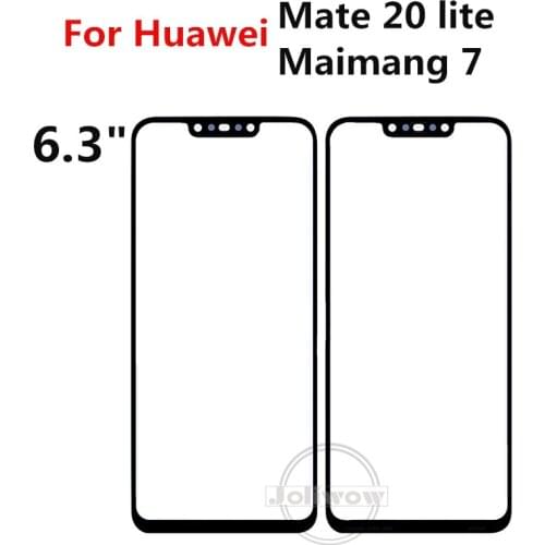 For Huawei maimang 7 Mobile phone Touch Panel screen For Huawei Mate 20 Lite Front Outer Glass Lens Cover Touchpad Repai Parts