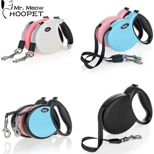 Hoopet Dog Harness Pet Dog Collar Leash for Dogs Walking Running Leads Retractable Large Dog Leash French Bulldog