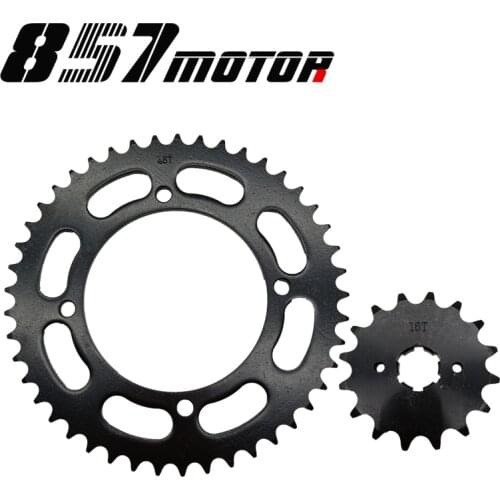 A Set Front And Rear Chain Sprocket Gear Disc Wheel Kit For YAMAHA XV250 XV 250 Motorcycle Accessories