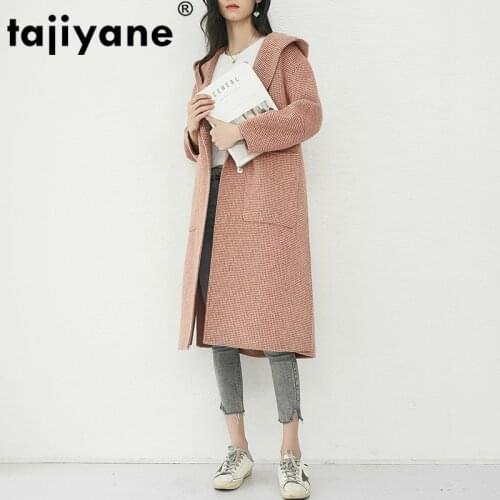 Jacket Autumn Spring Women Clothes 2021 Elegant Long Wool Coat Casual Korean Female Woolen Coats Outerwear JLF-2518 ZT2480