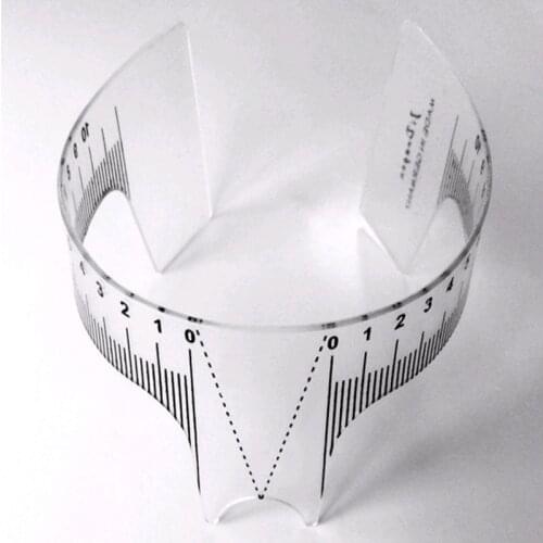 2PCS/Lot Perfect Makeup Eyebrows Tattoo Positioning Ruler Eyebrow Shaping Measurement Tool