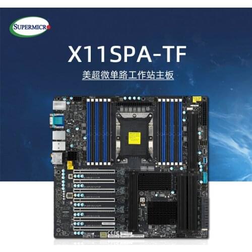 Ultra micro x11spa-tf single channel workstation motherboard 3647 pin 4 pieces of GPU graphics card 10 Gigabit network port c621