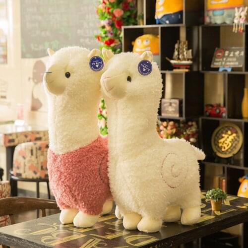 25cm Lovely Alpaca Stuffed and Plush Toys 6 Colors Cute Animals Plush Doll Soft Cotton Plush Toys Kids Birthday Christmas Gifts