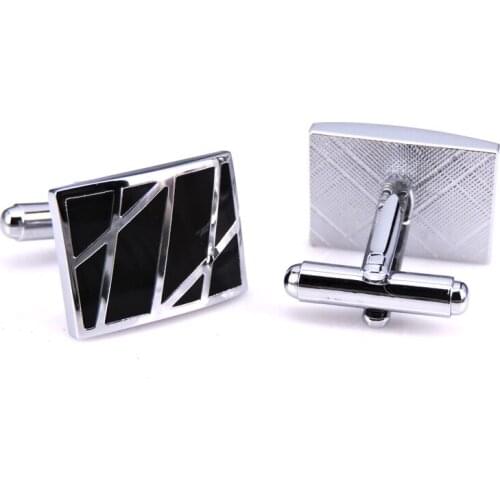 C-MAN Jewelry shirt cufflinks for mens Brand Silvery Classic cuff buttons cuff links High Quality abotoaduras Free Shipping