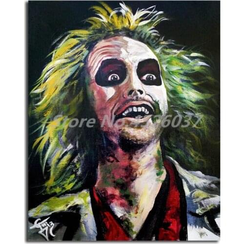 Tom Carlton Beetlejuice HD Wall Art Canvas Poster And Print Canvas Painting Decorative Picture For Office Living Room Home Decor