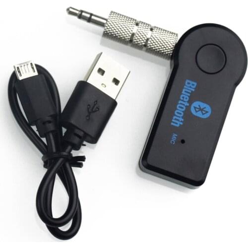 Newest Universal 3.5mm Streaming Car A2DP Wireless Bluetooth AUX Audio Music Receiver Adapter Handsfree with Mic For Phone MP3