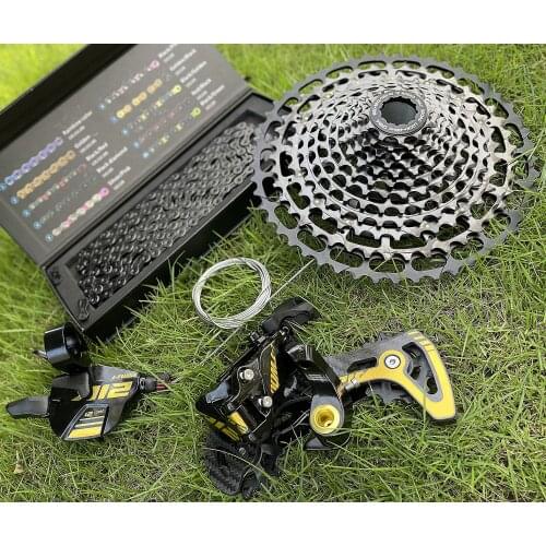 Sroad MTB 12 Speed Groupset Bicycle Shifter Rear Derailleur 1*12 Group Set For Mountain Bike 12speed 1x12 HG Kit k7 12s Cassette