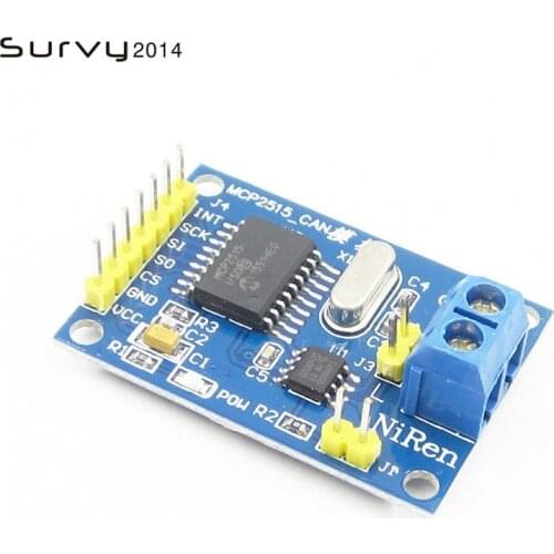 WAVGAT MCP2515 CAN Bus Module Board TJA1050 Receiver SPI For 51 MCU ARM Controller NEW