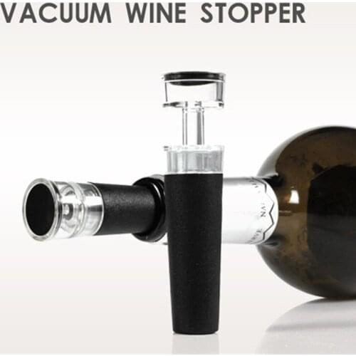 Pull Type Plastic Bottle Stopper Vacuum Bottle Cap Stopper Vodka Closures Bottle Stopper Wine Stopper in Bar Accessories