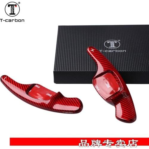 For Volkswagen Golf 8 Rline R 8th 2021 GTI Interior Steering Wheel Carbon Fiber Extended Shift Paddle