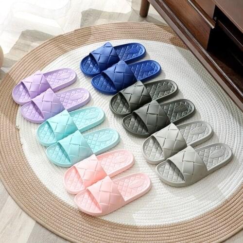 Sandals And Slippers Women 2021 New Slippers Men Summer Home Couple Slippers Indoor Bathroom Shower PVC Men Slippers Soft bottom