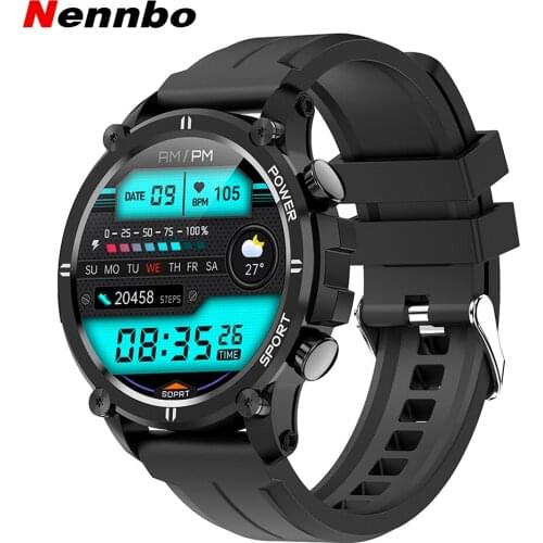 Nennbo GW20 Smart Watch Bluetooth Call Smartwatch Men Sports Fitness Tracker Weather Alarm Clock Reminder Watch For Your Phone