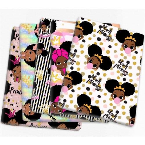 50*145cm Girl Patchwork Printed Polyester Cotton Fabric for Tissue Sewing Quilting Fabrics Needlework Material DIY,c14206