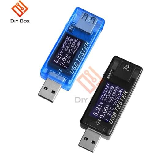 8 in1 QC2.0 QC3.0 4-30v USB Voltmeter Ammeter Electrical Energy Power Supply Capacity Voltage Current Meter USB Tester Monitor