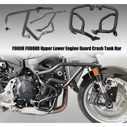 Motorcycle Upper Lower Engine Guard Crash Tank Bar Bumper Fairing Frame Protector For BMW F900R F900XR F 900R F 900XR 2020 2021