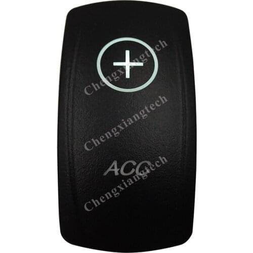 DC12V 24V Marine Grade ACC Rocker Switch White Led lamp 3 Pin ON/OFF SPST Waterproof IP66