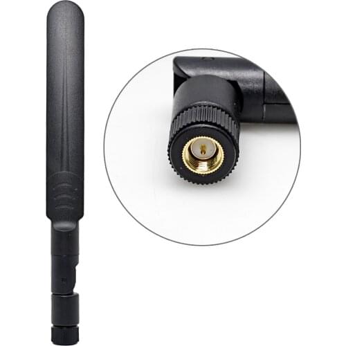 CHIPAL Standard SMA Male Flat Paddle WiFi Antenna 5dBi 2.4Ghz 5.8Ghz 3G 4G LTE GSM Aerial 700-2700Mhz for Wireless Modem Router