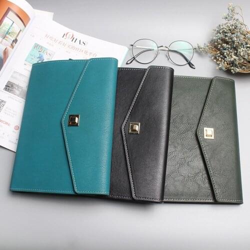Custom PU Leather A5 Spiral Notebook Journal Agenda Planner Binder Folder Index Divider Kawaii Stationery Office Supplies