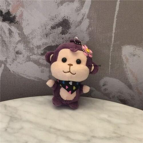 1X NEW Gift Stuffed Monkey DOLL , 10CM Plush TOY Pendant Wedding Bouquet Decoration