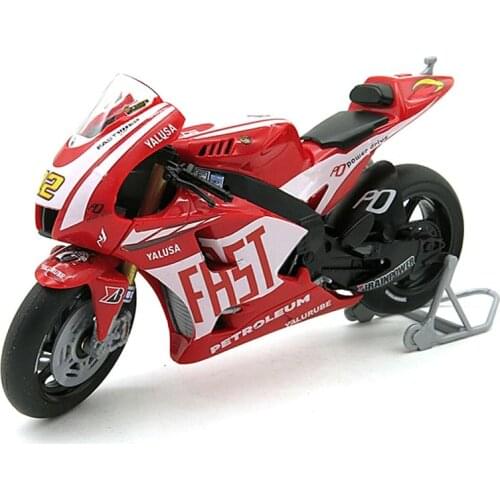 1PCS 4D 1:18 Road Motorcycle Racing YZR-M1 Simulation Assembly Model Pose Holiday Gift