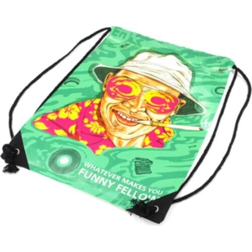 10pcs wholesale Sublimation diy Straw bag escolar blank backpack printing travel softback man women mochila feminina drawstring