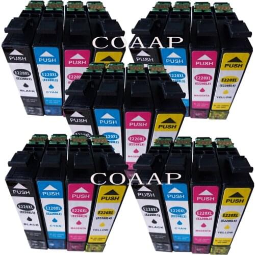 20 Pack Compatible T220XL Ink Cartridges For Epson Expression XP-320 XP-420 XP-424
