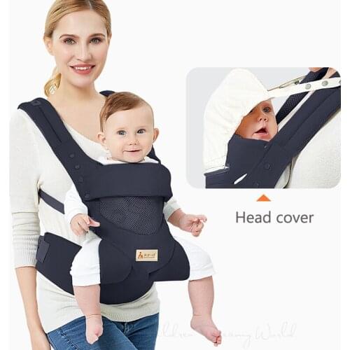 360 Baby Carrier with Hip Seat All Season Baby Sling for Newborns Infants Toddlers Baby Wrap Front Backpack for Travel Bebes