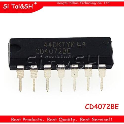 5pcs/ CD4072BE CD4072 HEF4072 HCF4072 DIP14