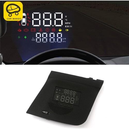 CARMANGO HUD Head-Up Display Car Overspeed Warning Windshield Projector Alarm System for Toyota Land Cruiser 200 2016-2018