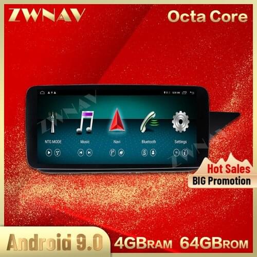 4G+64G 10.25" Android 9.0 Car Multimedia Player For MERCEDES-BENZ W212 2009-2016 car GPS Navi WIFI Audio Radio stereo head unit