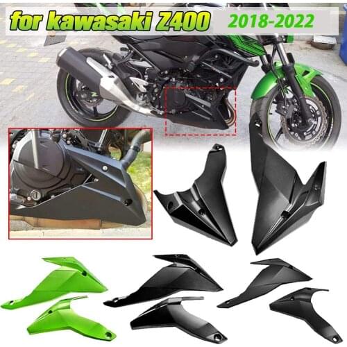 Motorcycle Parts Bellypan Lower Engine Spoiler Fairing Cover for KAWASAKI Z400 2018 2019 2020 2021 Z 400 Belly Pan Protection