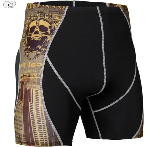 Elastic Skinny Mens Sport Gym Compression Shorts Base Layer Under Wear Short Leggings Athletic Running Jogging Tights Sportswear