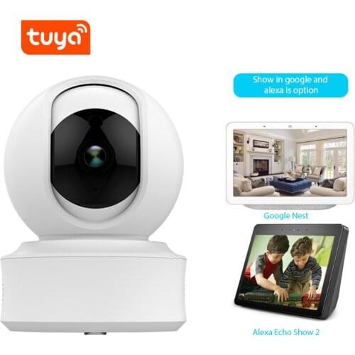 Tuya Smart Life App WiFi IP Camera HD 1080P Body Auto-Tracking Smart Home Wireless Security CCTV Camera 360° View Baby Monitor
