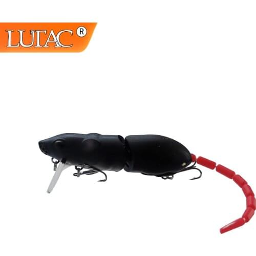 Lutac Artificial Fishing Lure Plastic Rat Swimbait Mouse Fish Baits Crankbaits Minnow