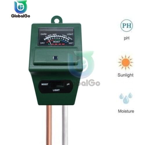 Soil Moisture Measuring Sensor Tester Humidity Hygrometer Hydroponic Gardening Water Plant Flower Soil PH Tester Light Meter