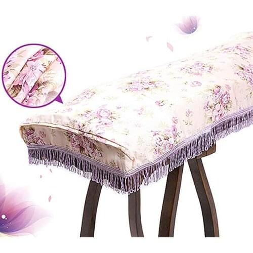 Classical Adhesive Tape Chinese Zither Musical Instrument Protective Dust Cover Decor Tassel Zither Cover violet