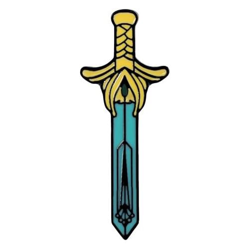 Beautiful sword brooch inspired by She-Ra and the Princesses of Power Anime Fans Gift Fashion Lapel Pin Jewelry
