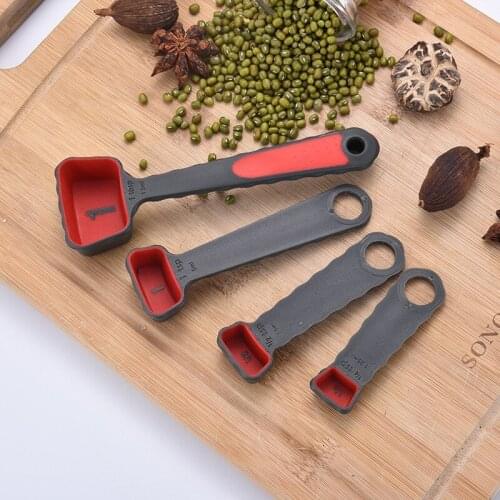 4Pcs/set Kitchen Measuring Spoon Kitchen Tool Measuring Spoon Set Coffee Sugar Spoon Flour Measuring Cup Kitchen Cooking Tool