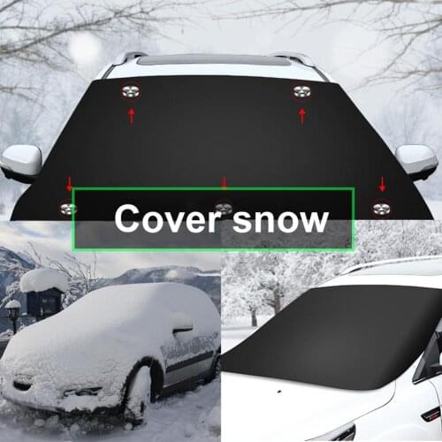 Automobile Magnetic Sunshade Cover Car Windshield Snow Sun Shade Waterproof Protector Cover Car Front Windscreen Cover