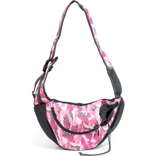 Fashion Cat Dog Go Out Carrier Bag Crossbody Shoulder Pet Bag Breathable Mesh Carrier Bag for Small Dog Pet Supplies