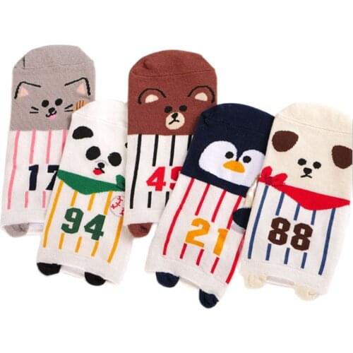 New Thin Shallow Mouth Womens Socks Korea Cute Cartoon Cotton Socks Three-dimensional Small Ears Soft Girl Socks Tide