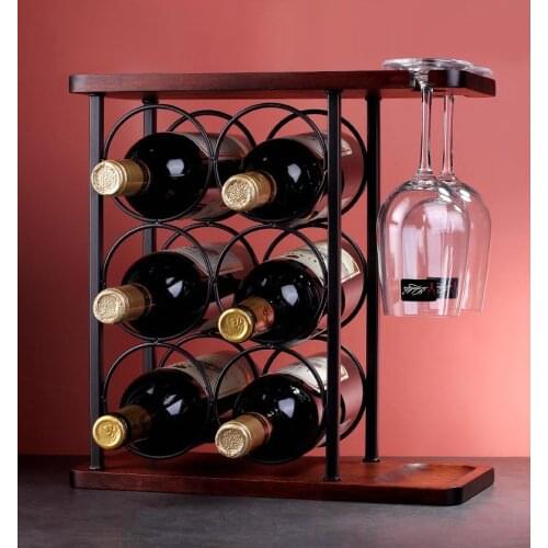 New collection Wine Bottle Holder Iron Art European Creative Wine Rack Classic Bottle Storage Holder Practical Decoration