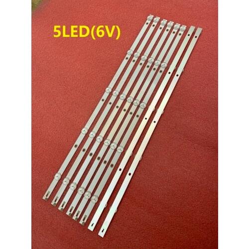 New 80 PCS/lot 5LED or 6LED LED backlight strip for 55PUF6092 K550WDC1 A2 4708-K550WD-A2113N01 471R1P79 4708-K55WDC-A1113N01