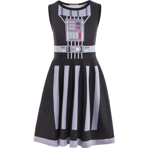 Darth Vader Inspired Skater Dress Darth Vader Character Inspired Dress Cosplay dress