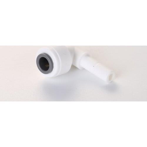 Fit 1/4'' 3/8'' 6.35/9.5 OD Tube 90 Degree Elbow POM Quick Fitting Connector For Aquarium RO Water Filter Reverse Osmosis System