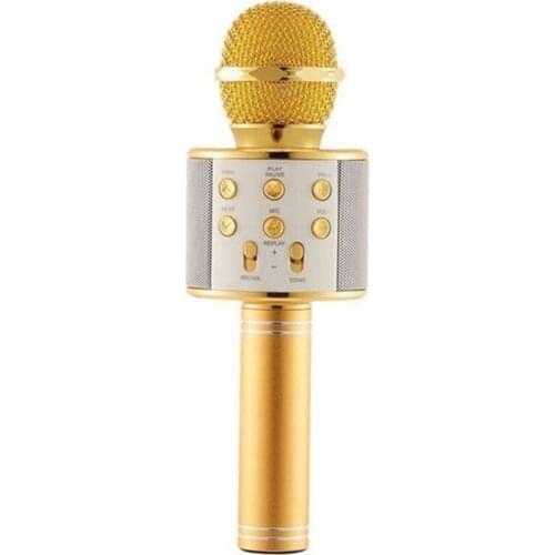 Handheld Wireless Bluetooth Microphone KTV Karaoke Microphone with Speaker for IOS Android Phone Computer Karaoke