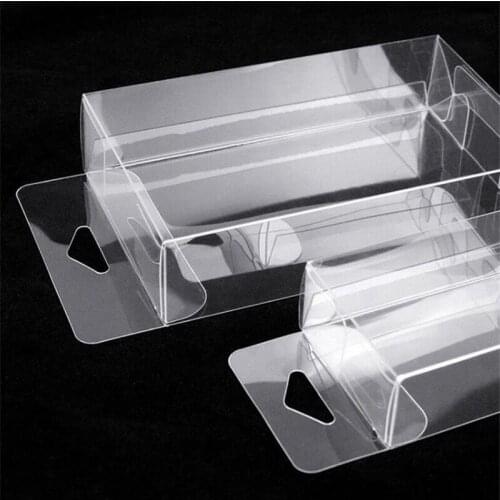 Blister PVC Plastic Clear Packaging Package Box Mobile Phone Case Cover Cosmetic Gift Box for Flat Items With Hook 100pcs/lot