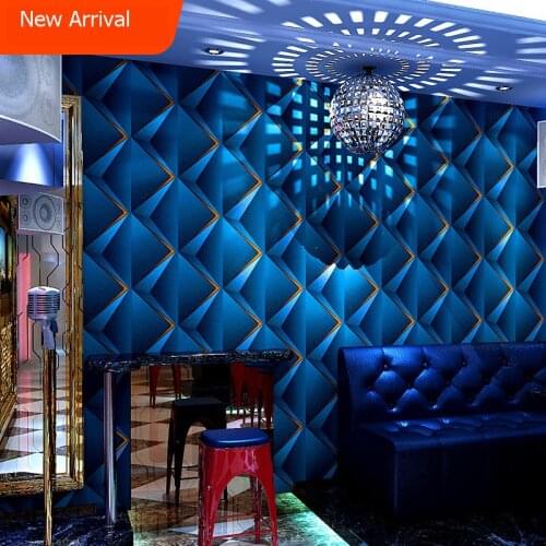 Luxury 3d Diamond Wallpaper ktv Room Modern Bar Venue Night Club Decorative Wallpapers Waterproof PVC Corridor Wall Paper P106